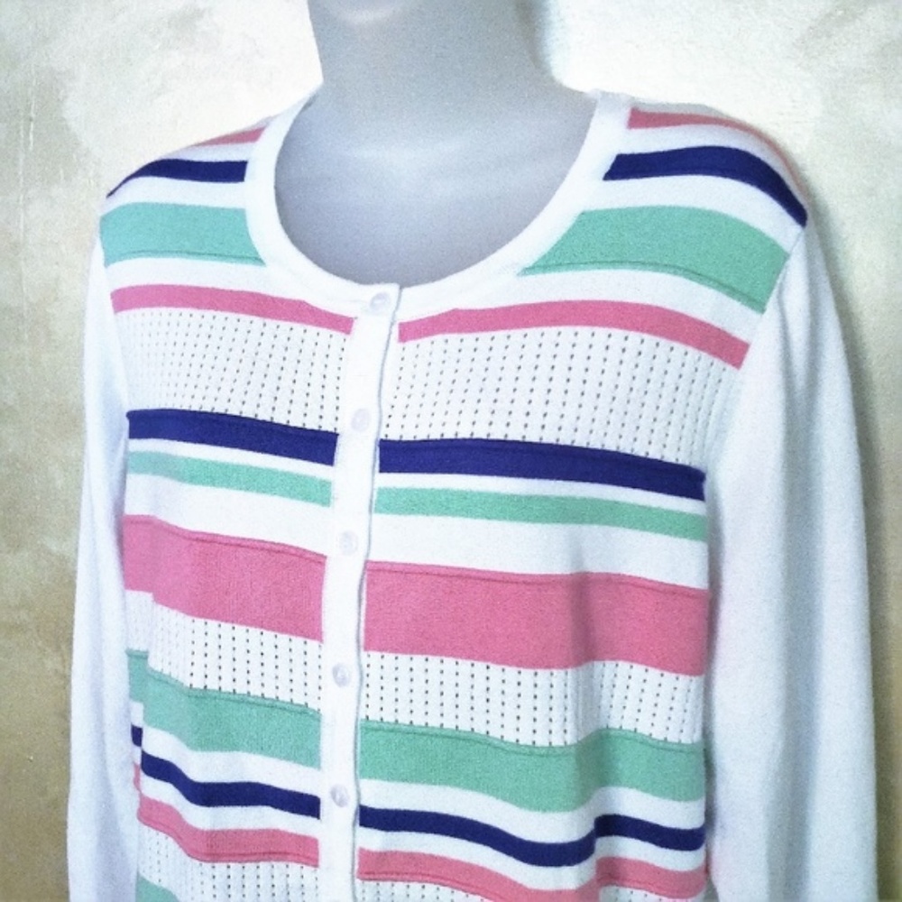 Beautiful Charter Club Cardigan NWT 2X - Picture 2 of 5